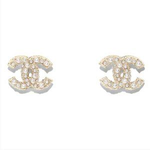 NWT Chanel CC Classic Earrings (A64766)